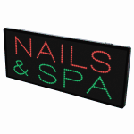 2-In-1 Led Sign || NAILS & SPA  {Each}