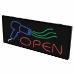 2-In-1 Led Sign || OPEN with hair blower  {Each}