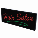 2-In-1 Led Sign ll Hair Salon with underline  {Each}