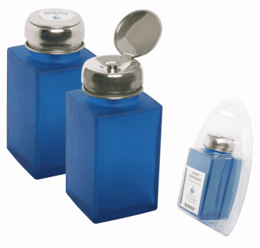 Berkeley Frosted Glass Liquid Pump | Non-Clog | Blue  {15/case}