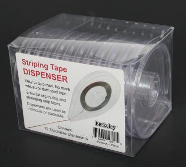 Nail art striping tape dispensor | 12-stackable pack  {24/case}