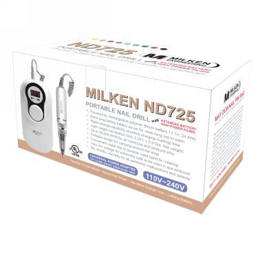Milken ND725 & ND730 Portable Nail Tool | Extended Battery | Stronger Power | 30,000 RPM | cUL Listed Charger | Case of 4 Drills #3