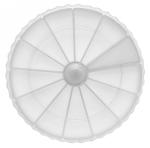 Rotating Medium Rhinestone Wheel - Model 202 | White  {200/hộp}