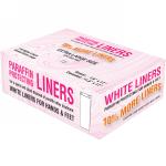 Paraffin Protecting Liners | Gusset Style | Extra Large Size | White Liners  {30/case}