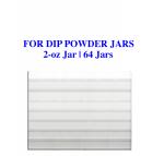 Dip Powder Wall-Mounted Acrylic Rack | 2-oz Jar | 64-Jars  {5/thùng}