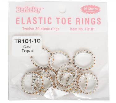 Berkeley Elastic Toe Ring | Topaz  {bag of 12 rings}