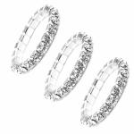 Elastic Rhinestone Toe Ring - Crystal  {Each}