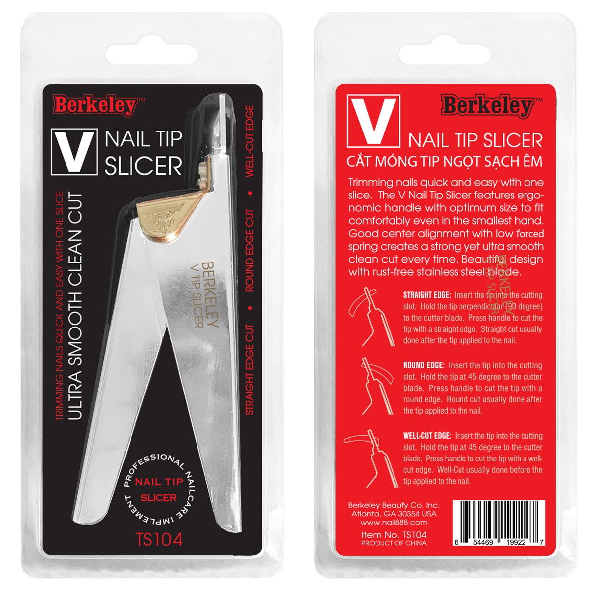 Berkeley V Nail Tip Slicer | Stainless Steel {36/case} #6