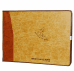 Daniel Stone 8-Column Refillable Leather Appointment Book | Beige-Tan