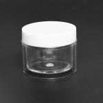 Thick-Wall Clear Polystyrene (PS) Round Jar with Cap | 25ml ~0.85 fl oz