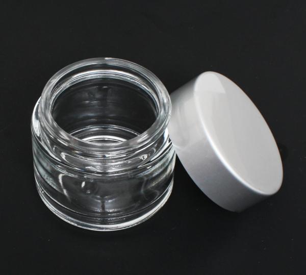 Ultra Clear Glass Jar with Aluminum Cap | 2oz (60ml)