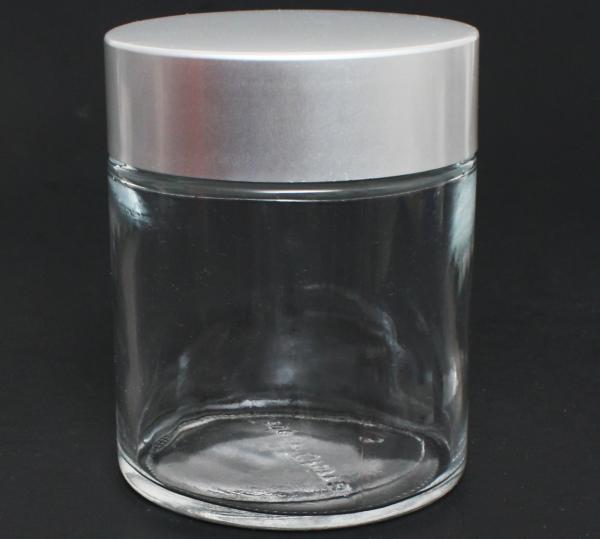 Ultra Clear Glass Jar with Aluminum Cap | 3.33oz (100ml) #2