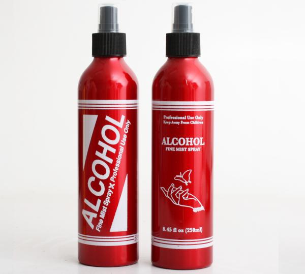 Alcohol Aluminum Bottle with Mist Sprayer | 8.3 fl oz (250ml) #3