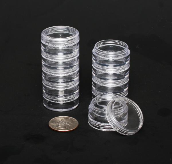 Stackable Clear 5-Jar Set with Top Cap | 7 gr