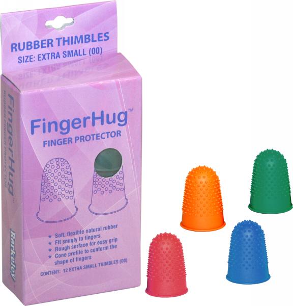 FingerHug Finger Protector Rubber Thimbles | Extra Large (3)
