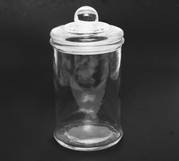 Storage Thick Glass Jar with Glass Lid | Hermetic Seal #2