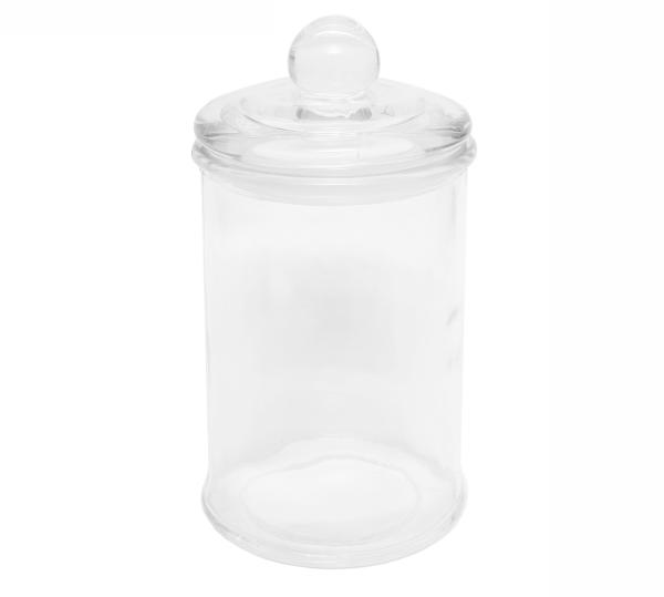 Storage Thick Glass Jar with Glass Lid | Hermetic Seal