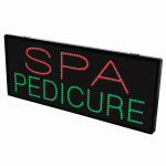 2-In-1 Led Sign || SPA PEDICURE