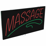 2-In-1 Led Sign || MASSAGE with underline