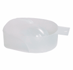 Standard Soft Plastic Manicure Bowl | Clear