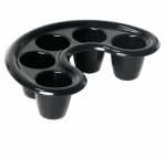 5-Finger Black Manicure Bowl | Black