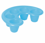 5-Finger Black Manicure Bowl | Blue