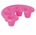 5-Finger Black Manicure Bowl | Pink