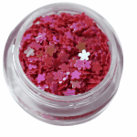Irridescent Mylar Spangle | Full Flower | Pink