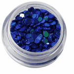 Irridescent Mylar Spangle | Full Round | Dark Blue