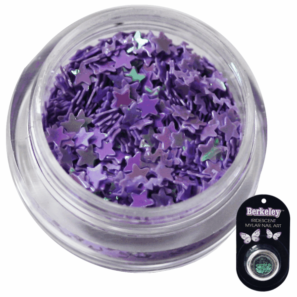 Irridescent Mylar Spangle | Full Star | Purple