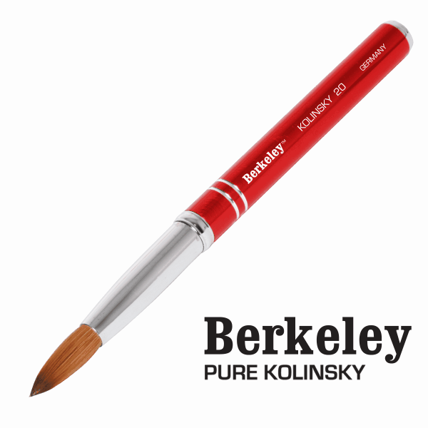 Berkeley Kolinsky | Red Aluminum | 20