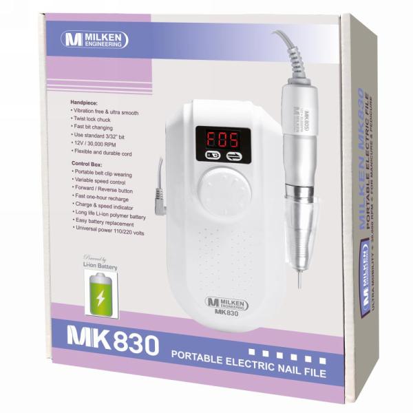 Milken MK830 High Power Portable Nail File - 30,000 RPM - Low Price - cUL Listed Charger #3