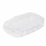 11-Slot Hard Plastic Mini Round Tip Box