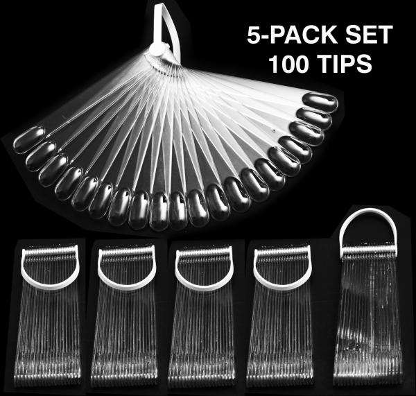 5-Pack of 20 Sticks on Molded Ring | 100 Tips #2