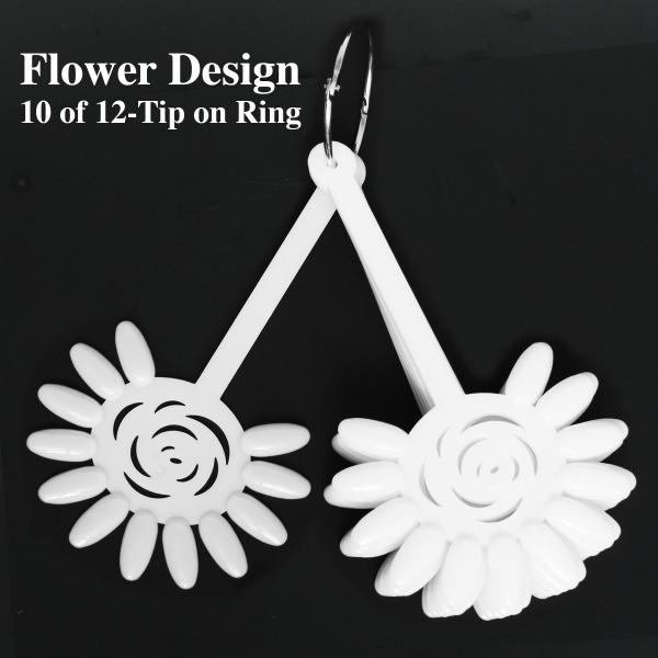 10 Flower Displays of 12 Tips in a Ring #3