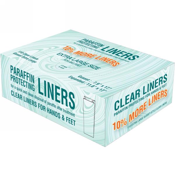 Paraffin Protecting Liners | Gusset Style | Extra Large Size | Clear Liners