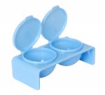 Double Plastic Dappen Dish | Blue