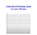 Dip Powder Wall-Mounted Acrylic Rack | 1-oz Jar | 96-Jars
