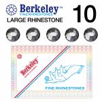 Berkeley Large Rhinestones | SS10 | 2.8mm | Black Diamond