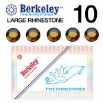 Berkeley Large Rhinestones | SS10 | 2.8mm | Smoked Topaz