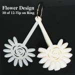 10 Flower Displays of 12 Tips in a Ring  {50/thùng}