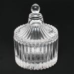 Vintage-1 glass Jar & Cup with glass lid | 80ml | 2.67 fl oz  {96/thùng}