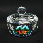 Crystal Beauty Premium Large & Heavy Powder Jar | Round Shaped  {48/thùng}