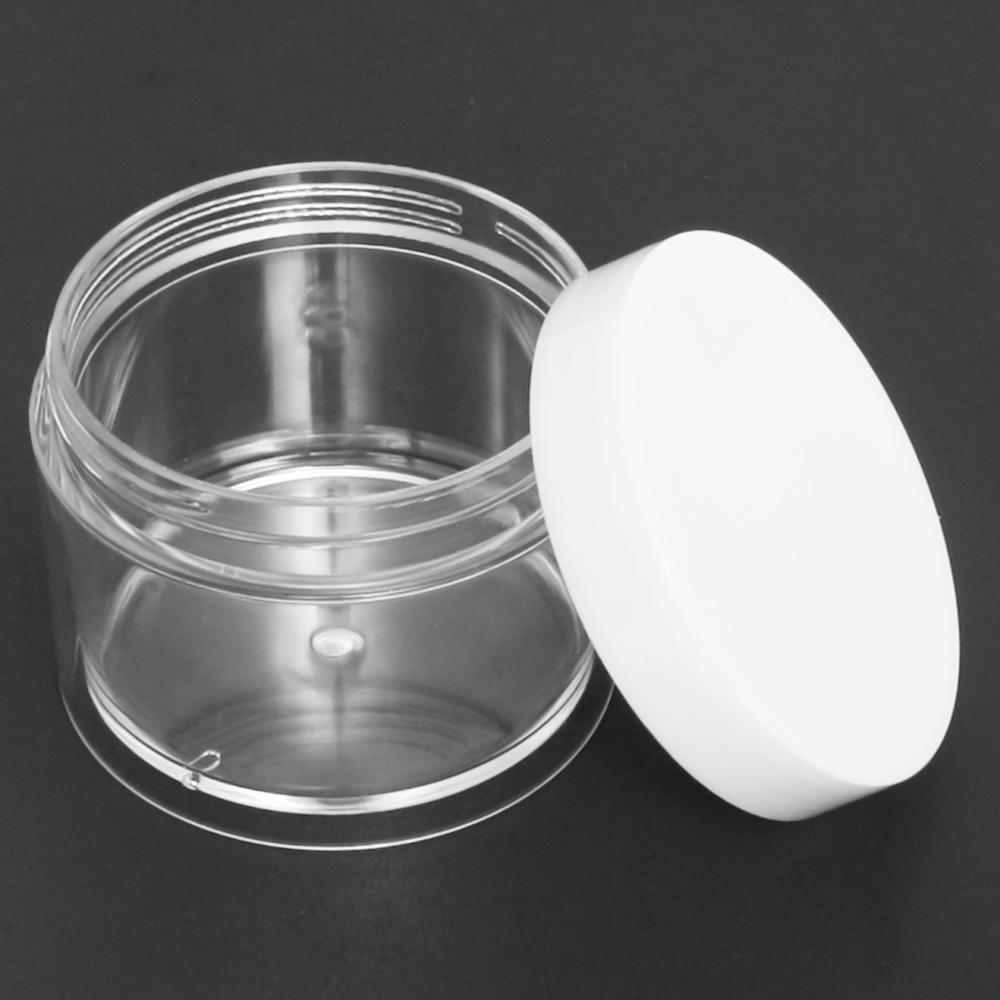 Berkeley Beauty Company Inc Thick-Wall Clear Polystyrene (PS) Round Jar ...