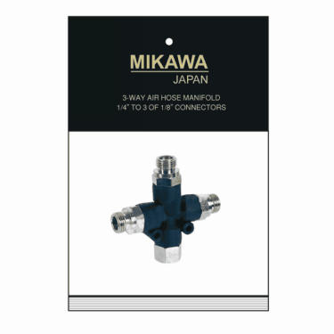 Three-Way Manifold | 1/4" to 3 x 1/8" ports  {12/box}