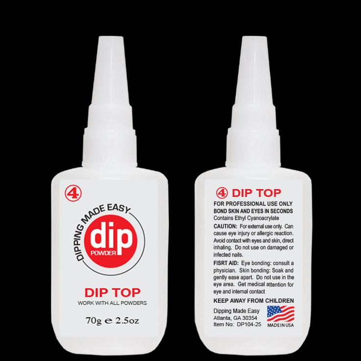 DIP Gel Top (No. 4) for Dip Powder | 2.5oz | 70gr {24/case} #2