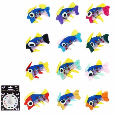 Ceramic 3-D Nail Art | Fish  {25/box}