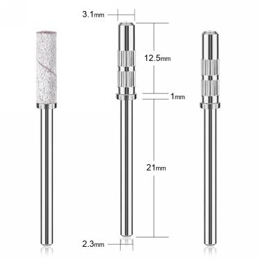 MINI Shaft Mandrel for 3.1mm Sanding Band | 3/32 collet | SILVER   {100/bag}