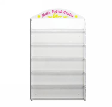 Wall-Mounted Acrylic Nail Polish Rack | 72-Bottle  {5/case}