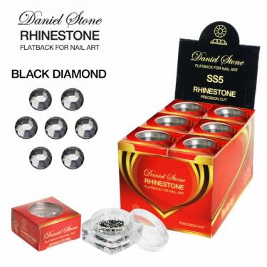 Daniel Stone Rhinestone in Ready-to-Use Jar | SS-5 | Black Jet  {18/box}